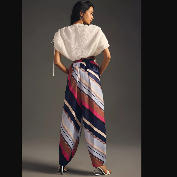 Anthropologie Silky Balloon Pants - New Size 6 - Picture 3 of 6